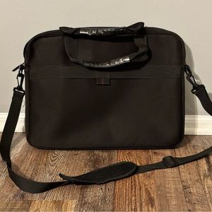 Black laptop bag